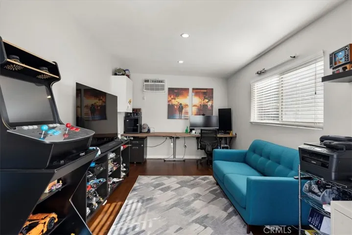 Dedicated, Detached Office or playroom with custom built desk