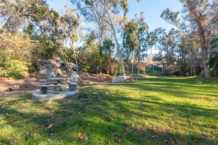 Outside seating area