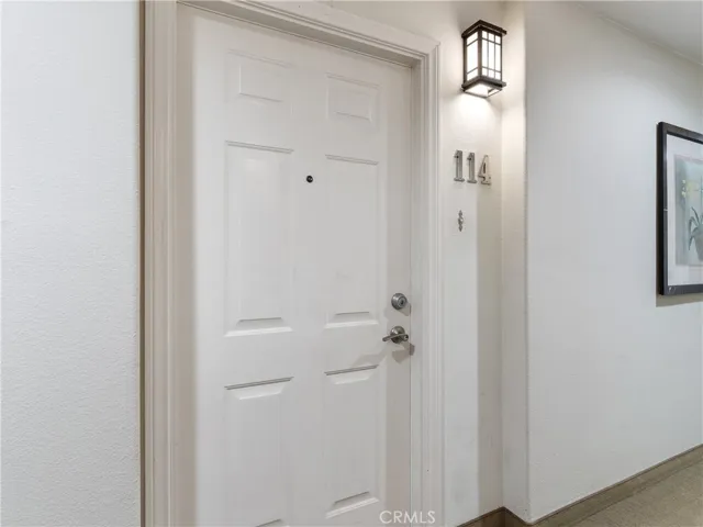 Unit 114 front door
