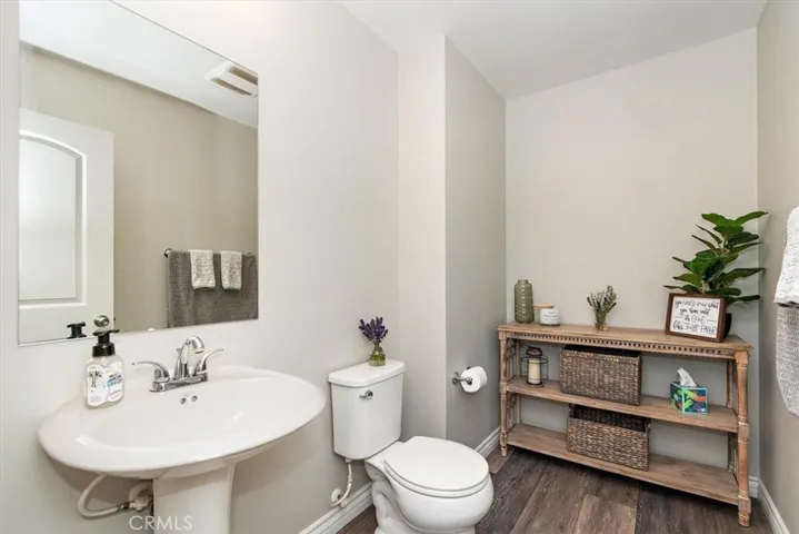Spacious guest bathroom