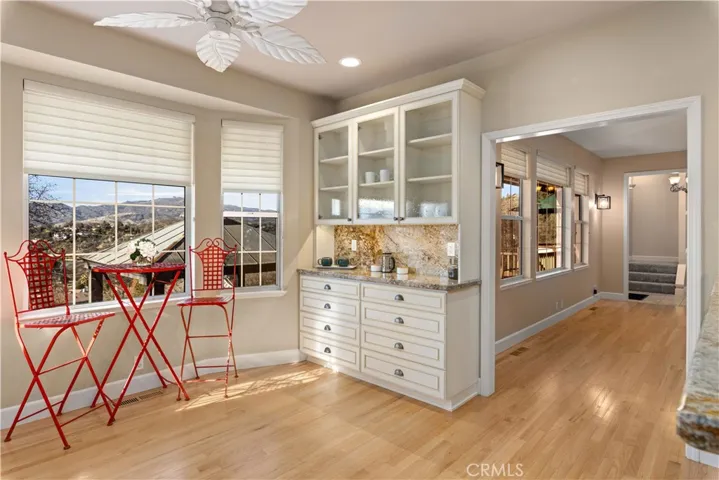 view to formal dining