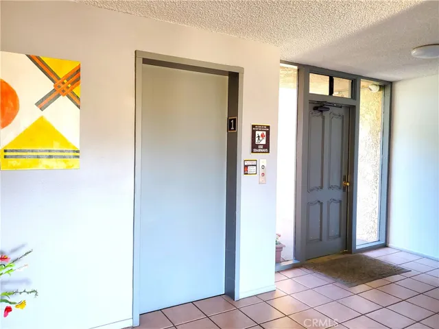 Community elevator in the lobby