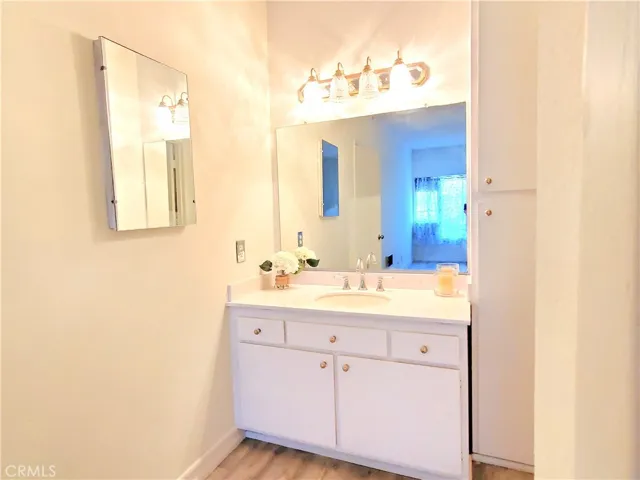 Primary bathroom vanity