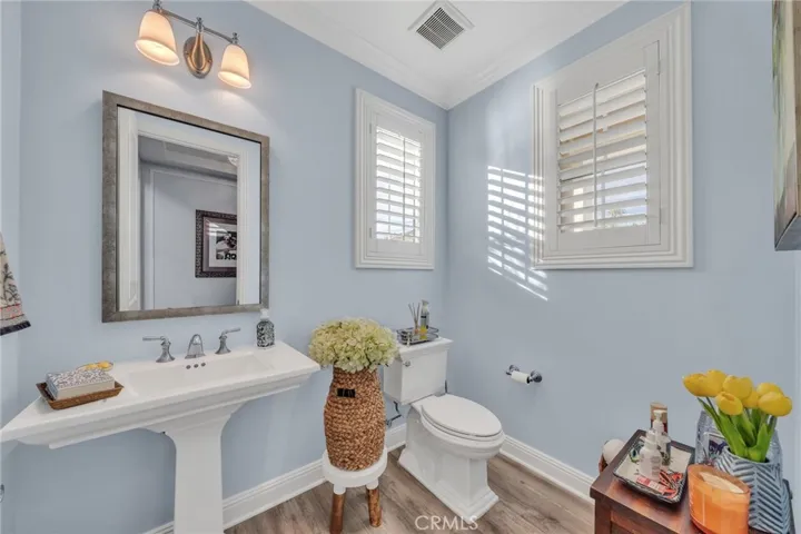 Main floor powder room