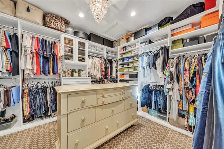 Master custom closet