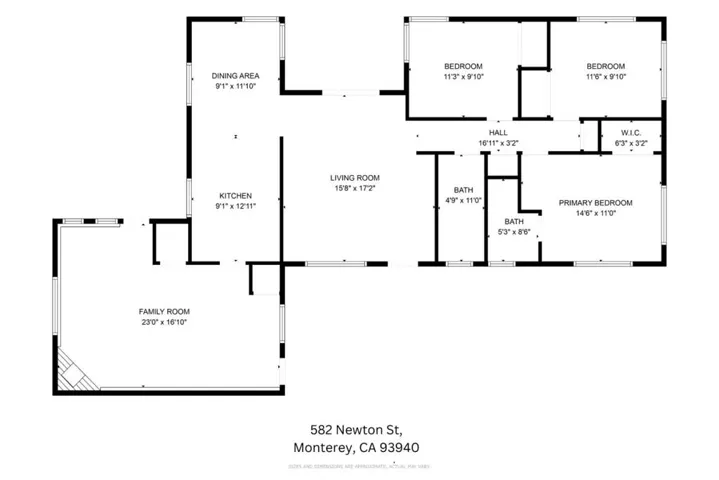 582 Newton Street, Monterey, California 93940
