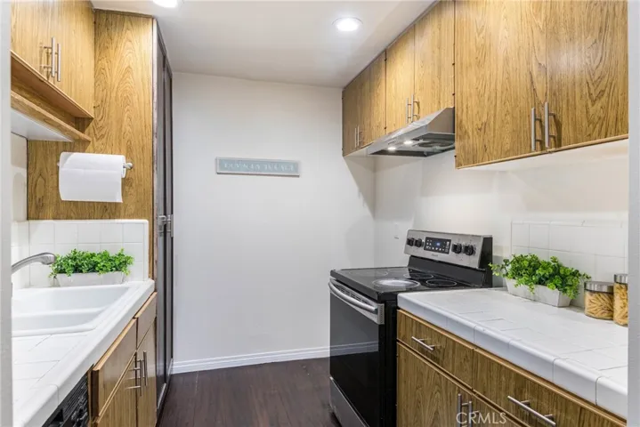 Functional and efficient kitchen could easily be upgraded