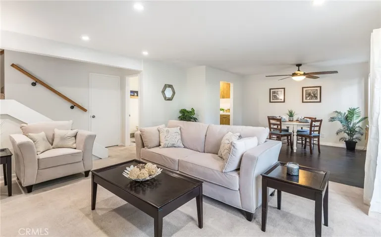 Freshly painted with beatufiul hardwood floors in kitchen and dining, open layout, great light and more.