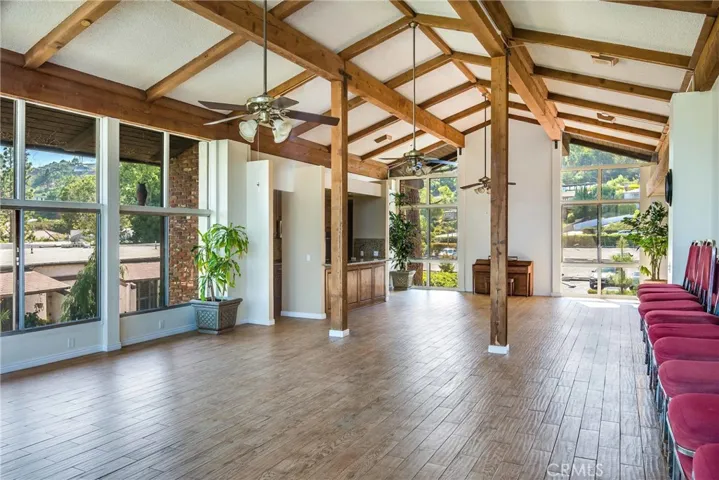 Oceanview clubhouse and kitchen in the main community center.