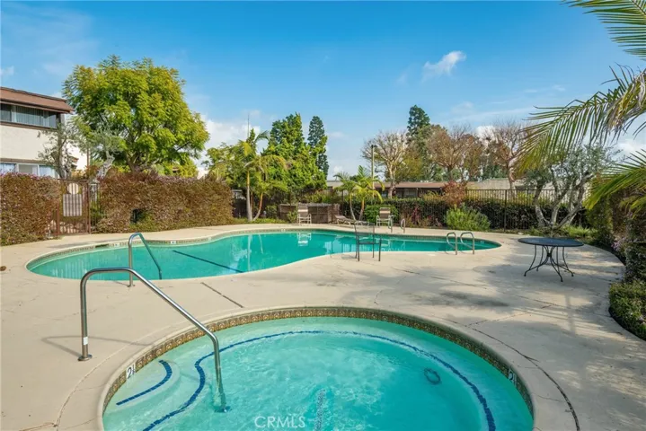 One of three pool and spa areas.