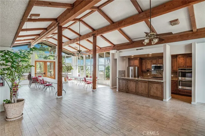 Oceanview clubhouse and kitchen in the main community center.