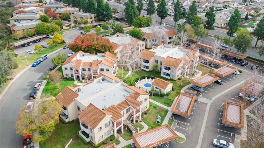 aerial view of community
