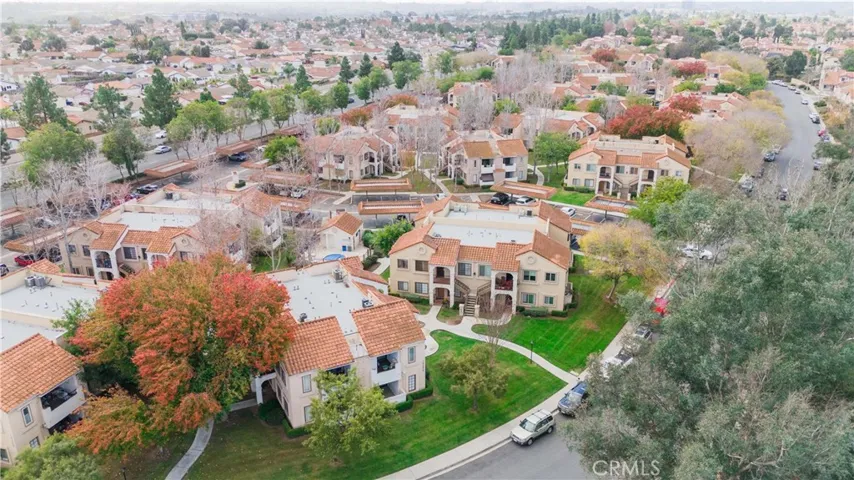 aerial view of community
