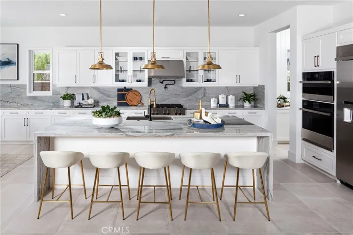 Kitchen with island