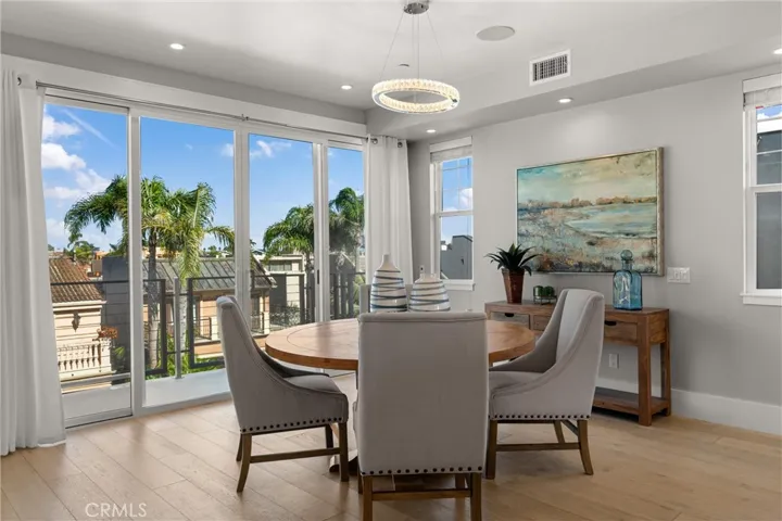 Dining area with deck