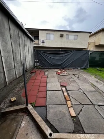 Back driveway