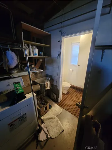 Garage sink and washer