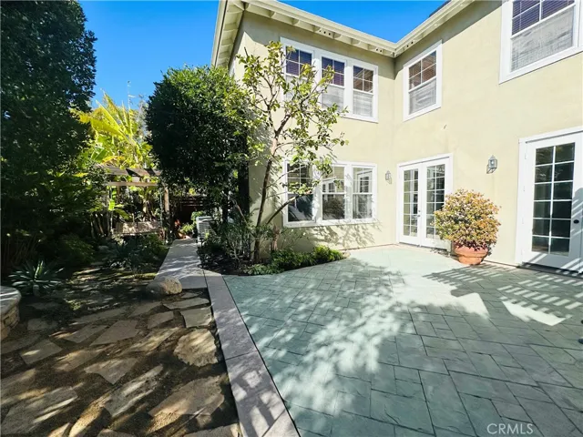 Back of house, large patio