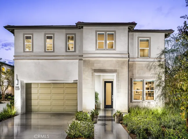 Front Elevation: Olive Coastal Contemporary