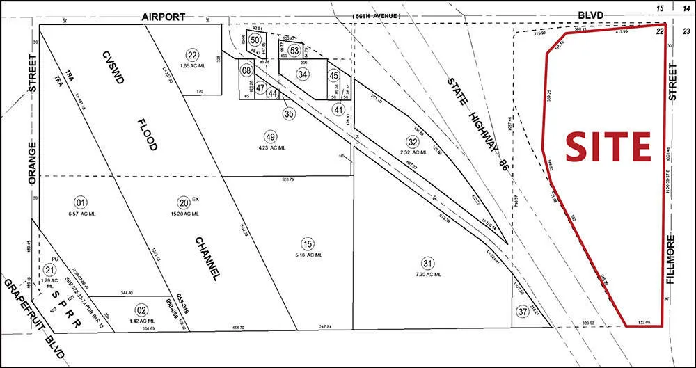 11.44 AC SEC Expwy 86 & Airport Blvd, TH