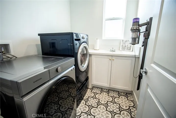 Upstairs laundry room