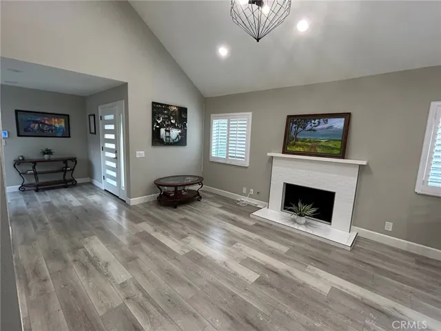 Entry and Living room view