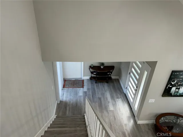 Stairway overlooking part of 1st floor