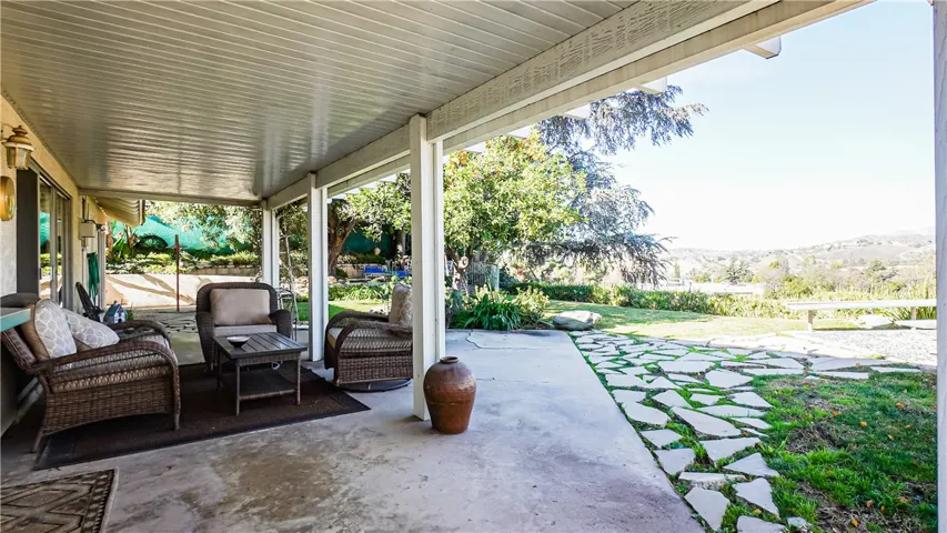 Patio and Yard View