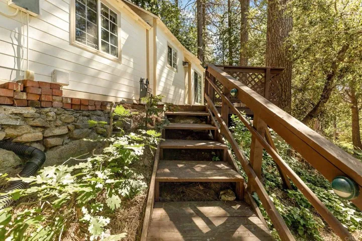 Entrance to cottage