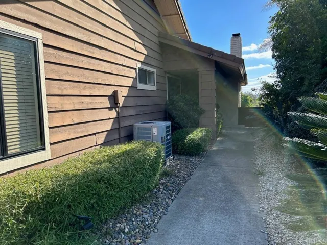 Walk to front door
