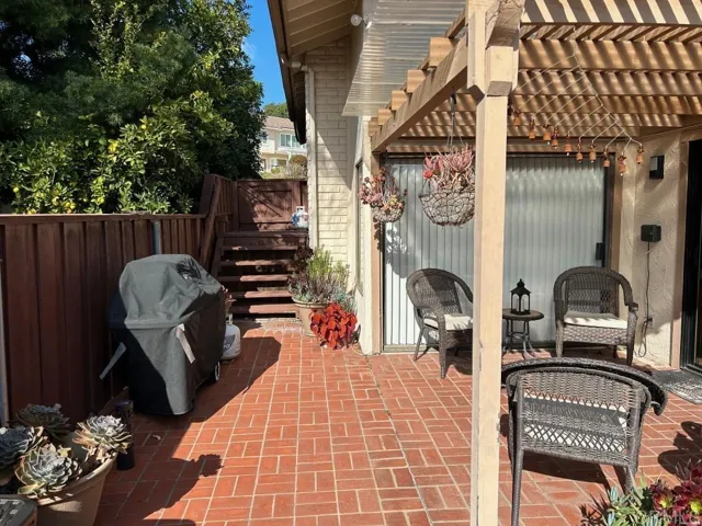 Backyard entrance