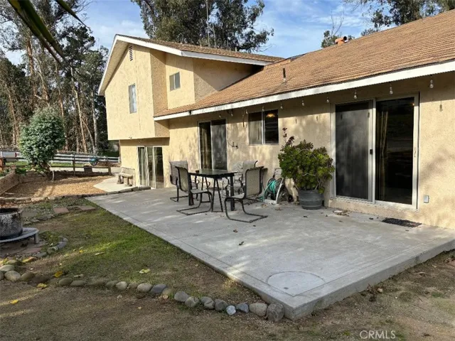Back patio