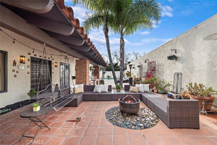 Gated courtyard