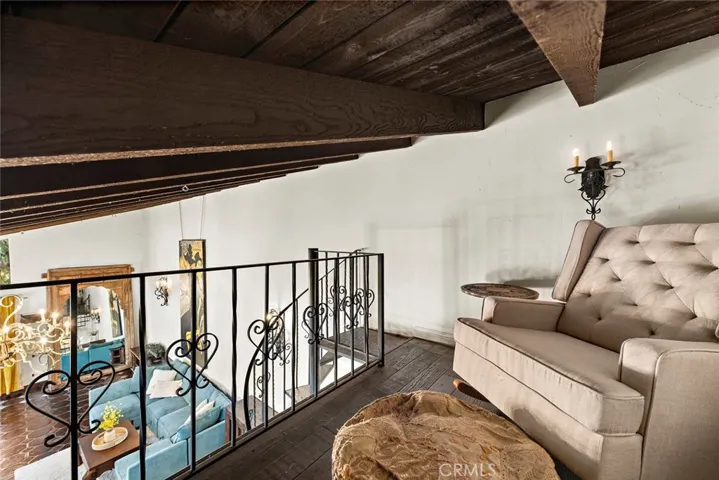 Bonus loft/reading nook above living room