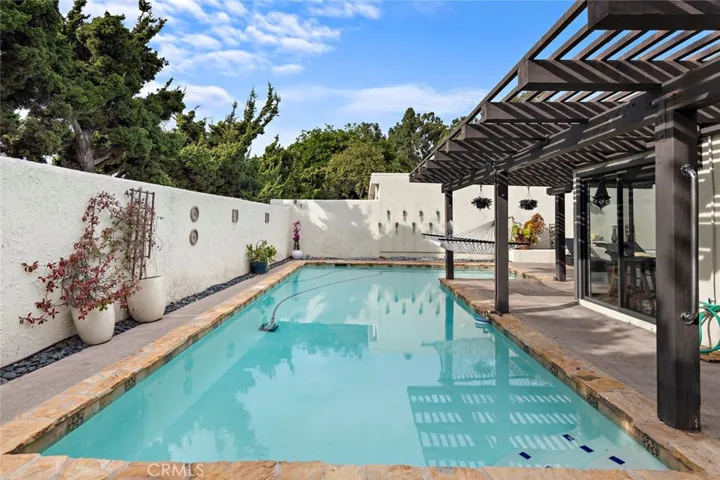 Private backyard