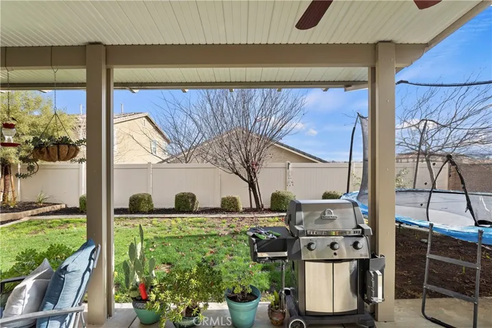 Walk Out the Back Door to the Private Backyard.