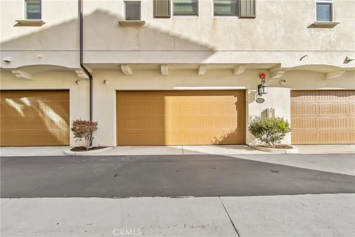 Two car attached garage.