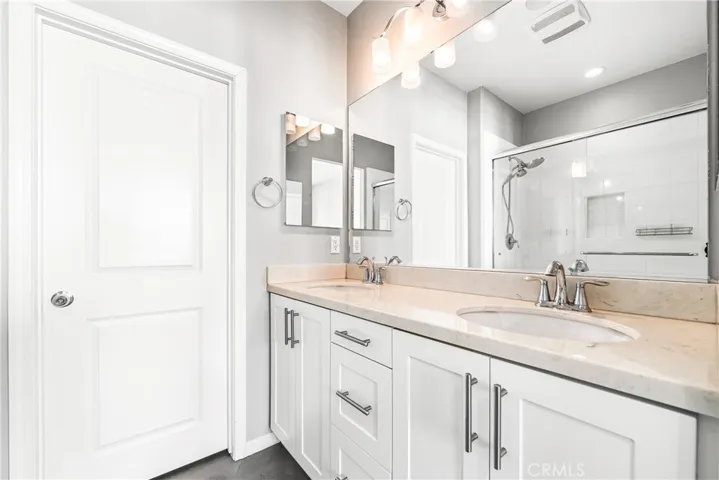 Bathroom in primary bedroom.