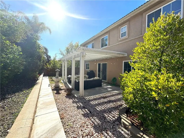 Spacious yard