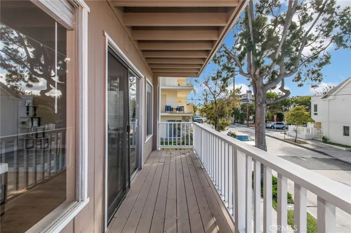 Deck off the primary suite.