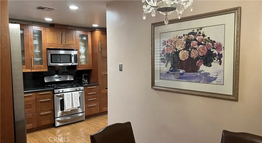 View from dining area