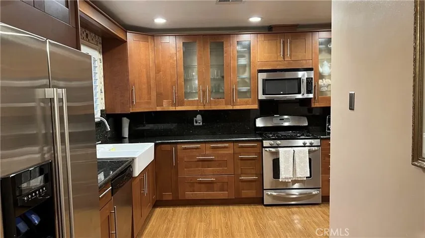 Kitchen view from dining area