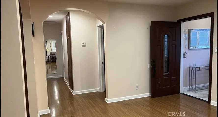 front door to foyer and hall way view