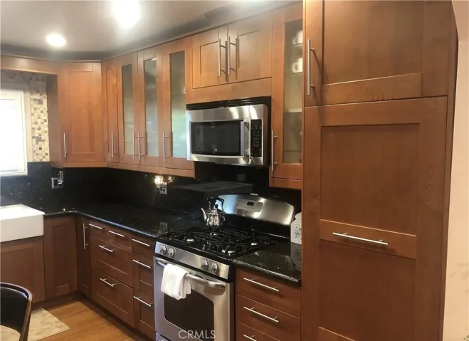 Kitchen cabinetry with soft close drawers and doors
