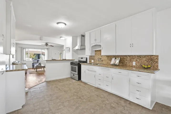 Large kitchen with TONS of cabinets and storage!