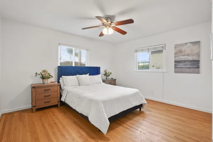 Large light & bright primary bedroom