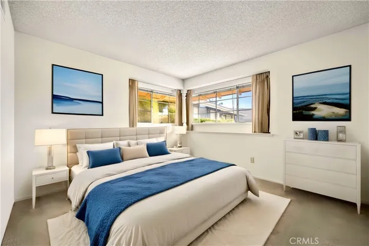 Virtually staged bedroom #2