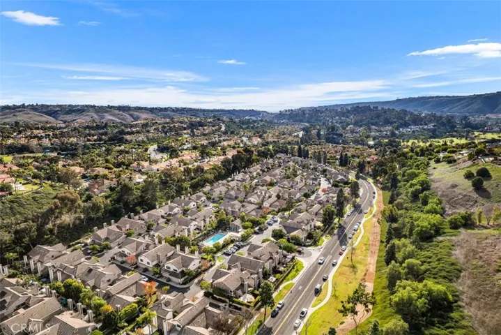 Another aerial shot with nearby coastline in the back