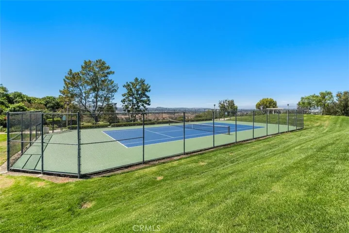 HOA tennis court up the street