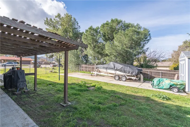 Concrete slab and storage shed